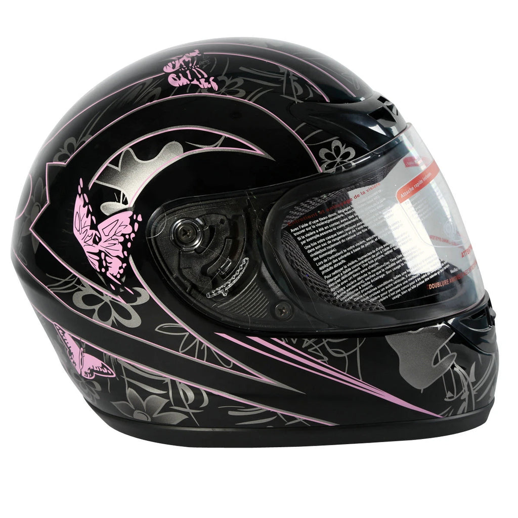 Full Face Helmet for Motorcycle (DOT Approved, Sizes S-XL)