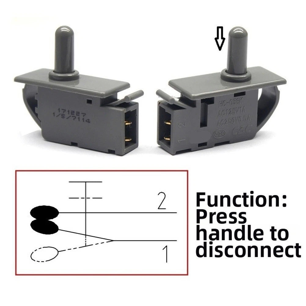 Normally Closed Button Switch HC-056K for Appliance Start Stop Control