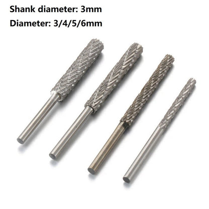 HSS Rotary File Milling Cutter for Wood Carving and Aluminum