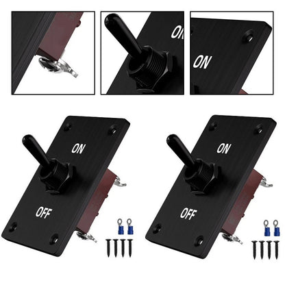12V 30A SPST Toggle Switch Mounting Kit for Boat RV Auto