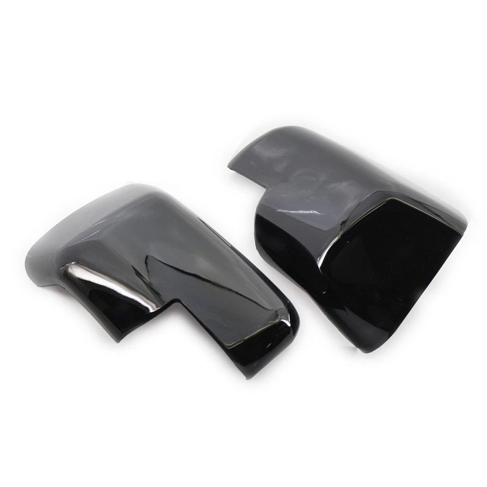 Gloss Black Rearview Mirror Cover Caps for Land Rover Discovery 3, Freelander 2