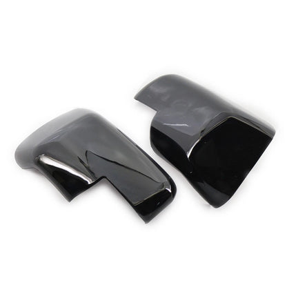 Gloss Black Rearview Mirror Cover Caps for Land Rover Discovery 3, Freelander 2