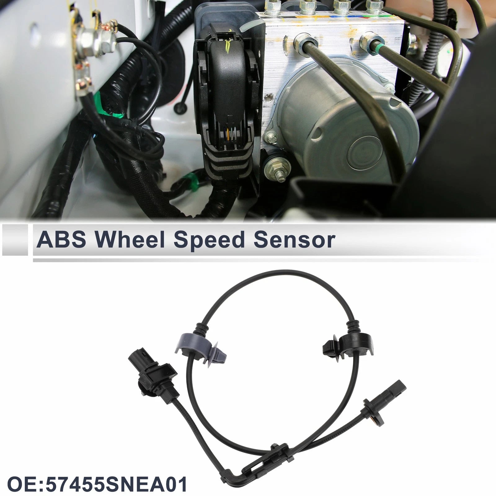 ABS Wheel Speed Sensor No. 57455SNEA01 for Honda Civic (2006–2011) Front Left