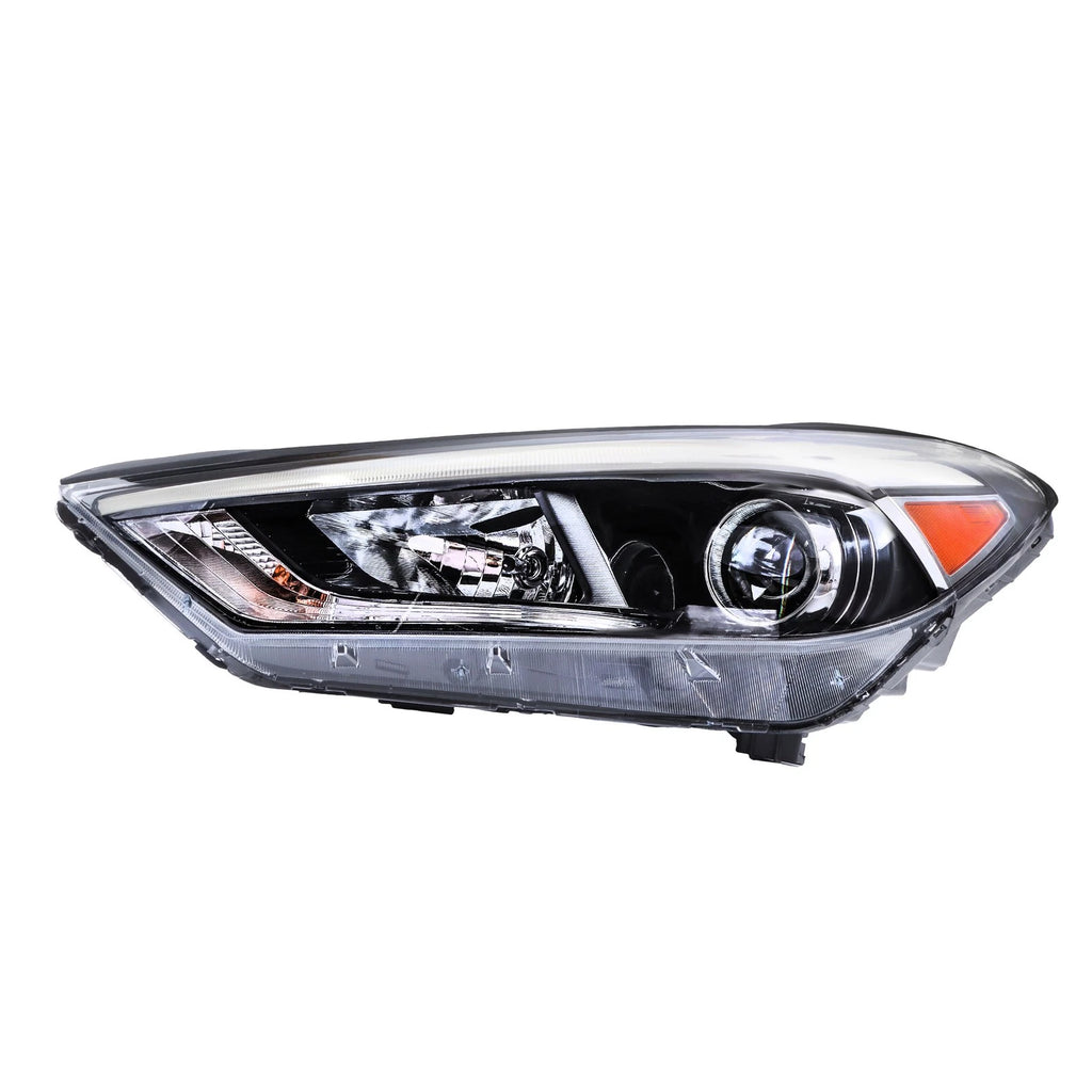 Halogen w/LED Driver Side Headlight Assembly for Hyundai Tucson (2016–2018)