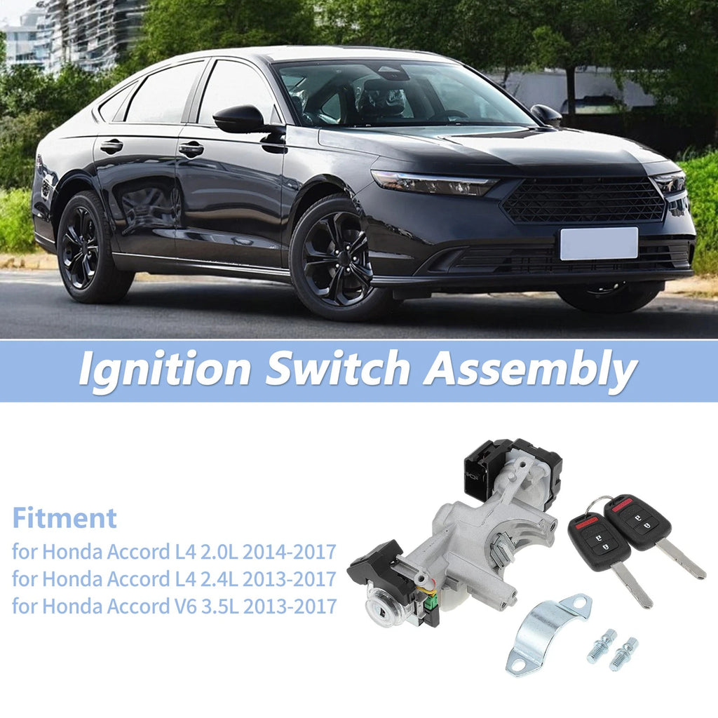 Ignition Lock Cylinder Replacement with Keys for Honda Accord (2014–2017)
