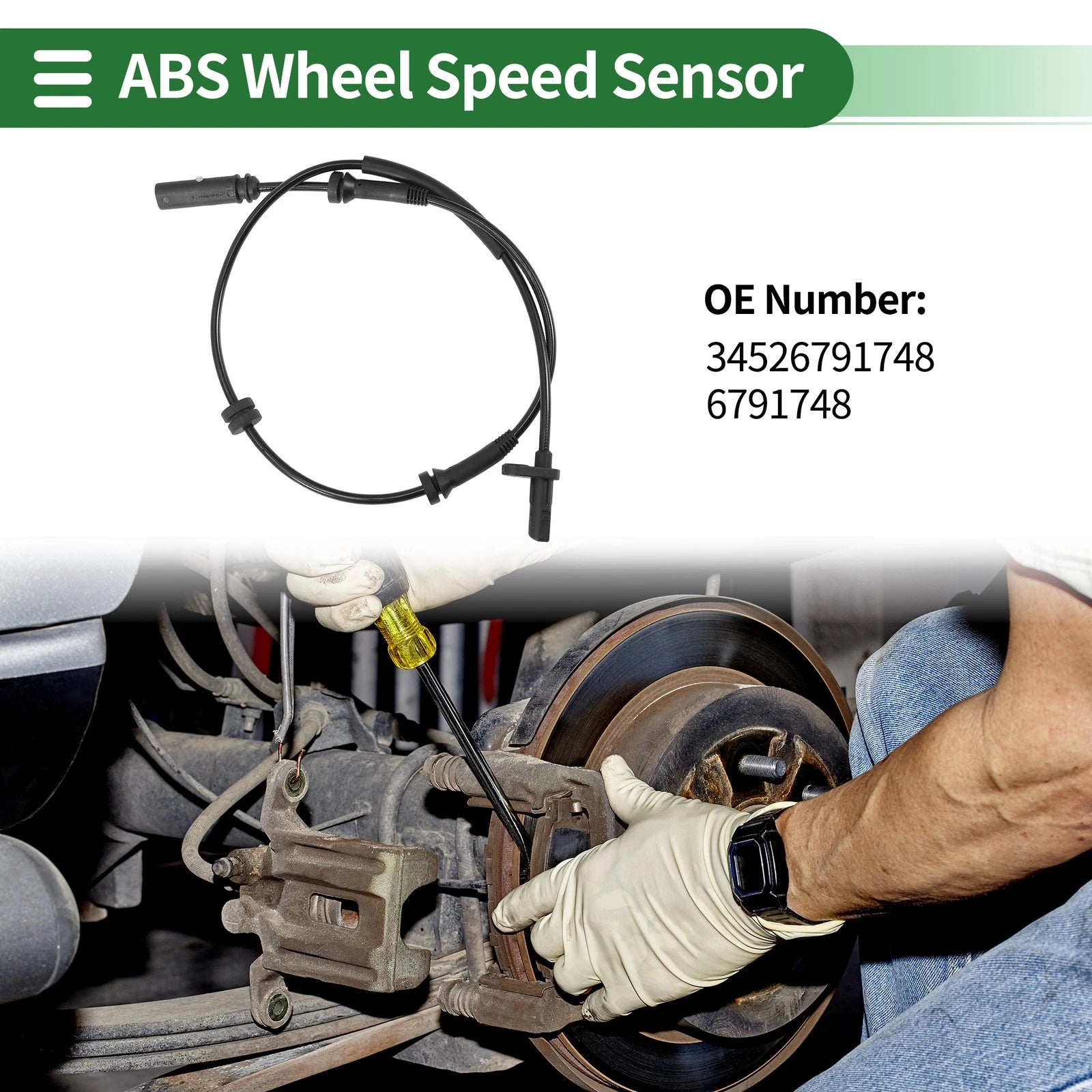 ABS Wheel Speed Sensor Replacement for BMW 335i xDrive (2009–2015)