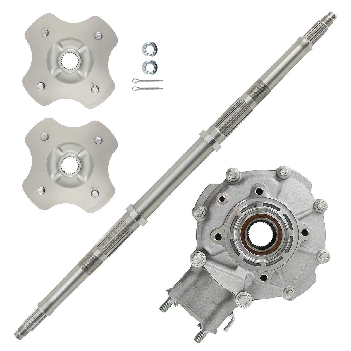 Rear Axle Assembly & Wheel Hubs + Differential for Honda TRX300 (1992–2000)