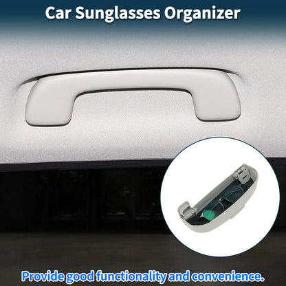 Sunglasses Case for Citroen C4 (2021–2025) Eyeglasses Holder Storage Box Gray