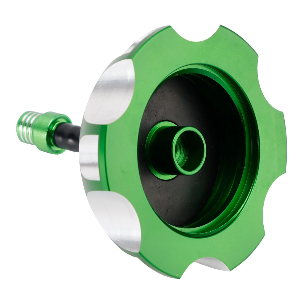 Alu Fuel Gas Cap with Vent Hose for Kawasaki KX 65 (2000–2023), KX 80, 100, 125, 250