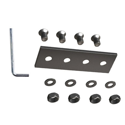 4-Hole Track Connector Kit for Barn Door Systems (Up to 3m Length)