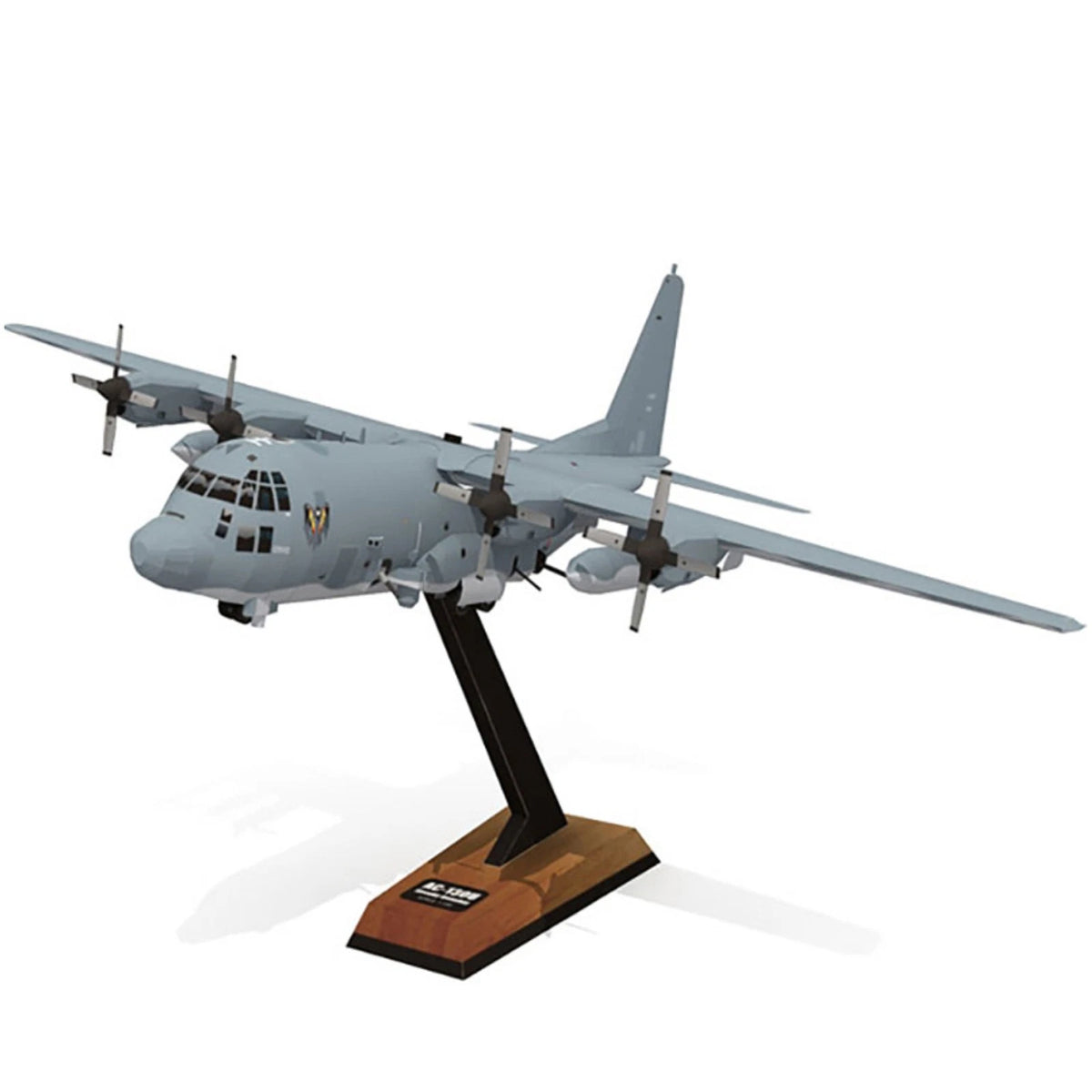 Lockheed AC-130U Ghost Aerial Gunship Paper Model DIY (1:100 Scale)