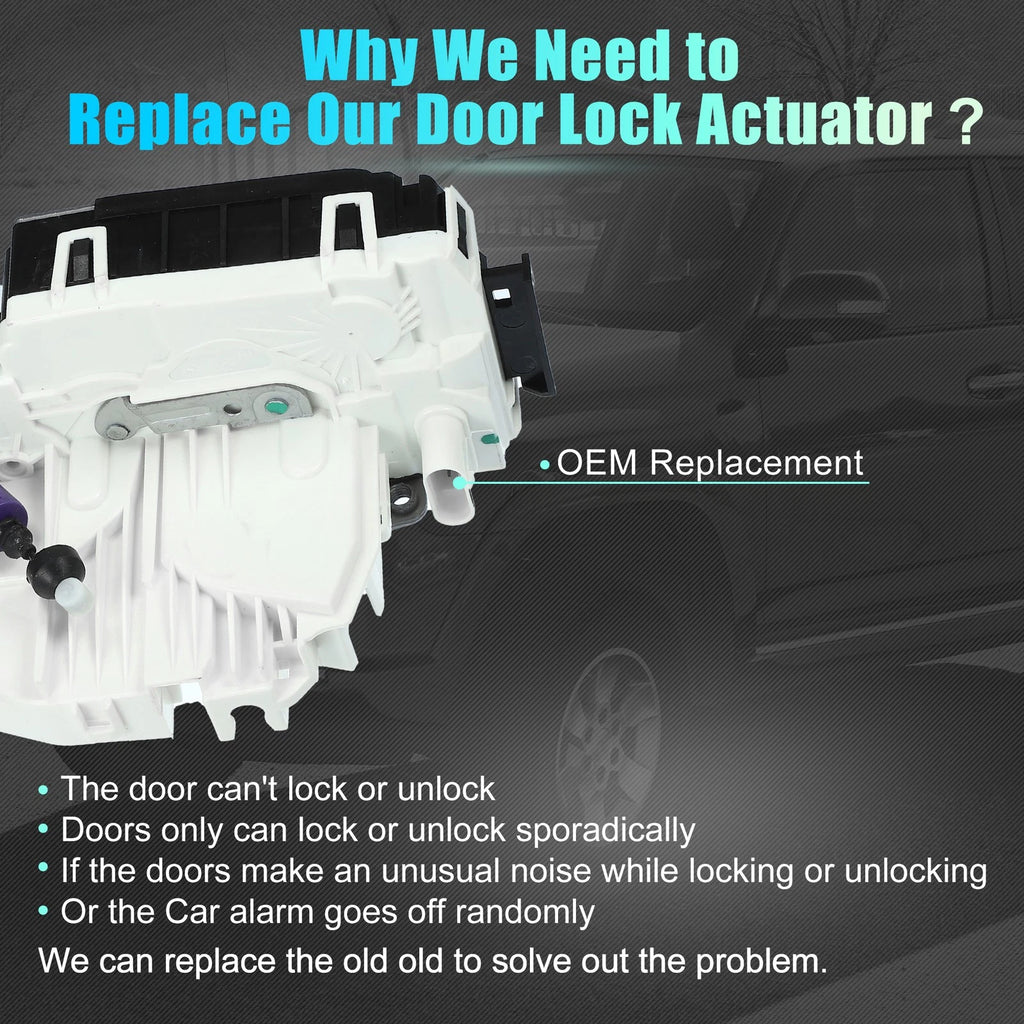 Front Right Door Lock Latch Actuator Replacement for Mercedes-Benz C250 C300 (2008–2014)