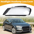 1 Pc Headlight Lens Cover for Audi A3 (2009–2012) Clear Black