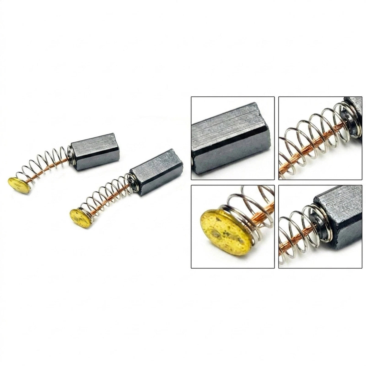 Set of 4 Carbon Brush Accessories for Rotary Tools (5x5x11mm)