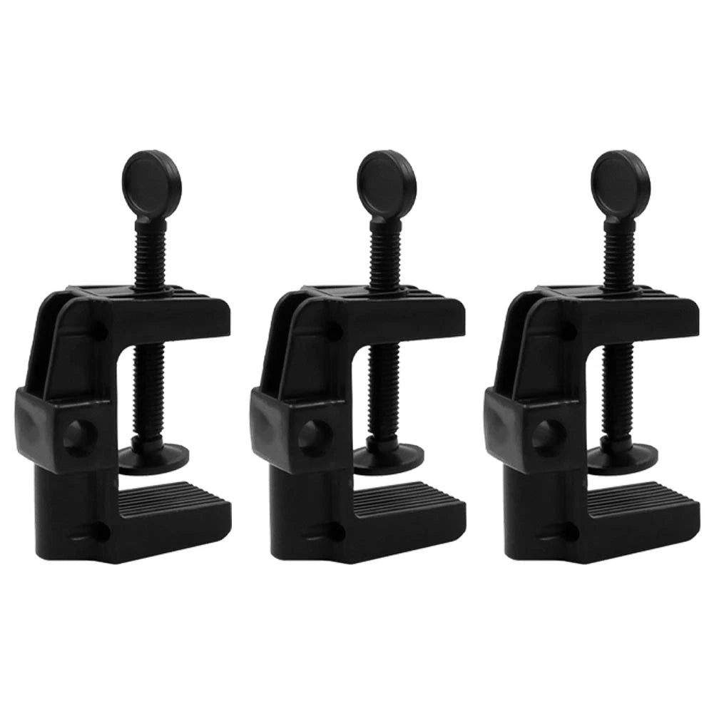 3 Pack Adjustable Desk Lamp Clamp Holders for Table and Workbench