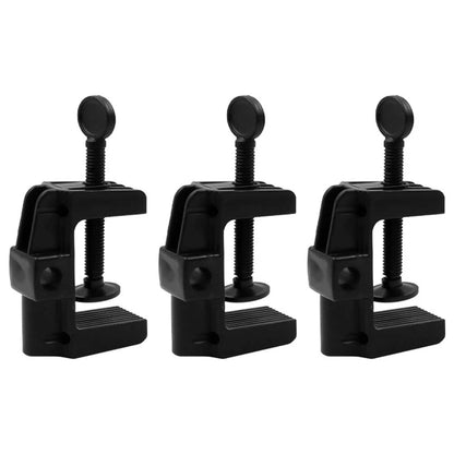 3 Pack Adjustable Desk Lamp Clamp Holders for Table and Workbench