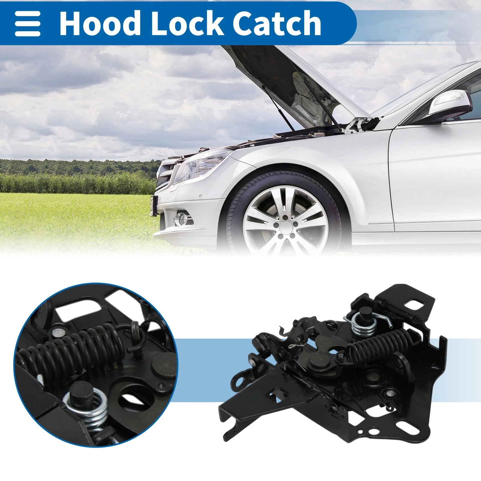 Hood Latch Assembly Replacement for Volkswagen Passat (2001–2005)