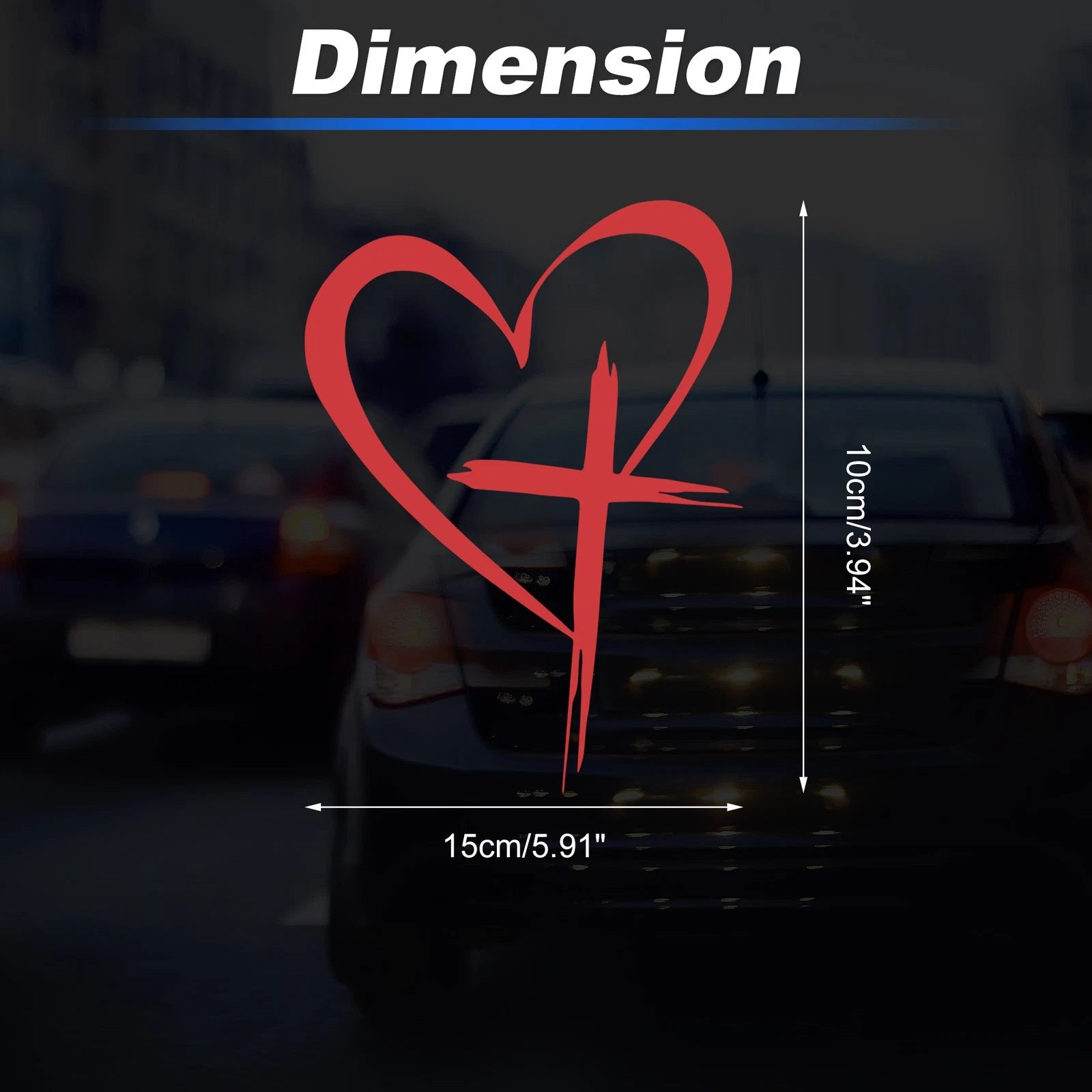 Reflective Bumper Decal for Universal Vehicles (1 Pcs)