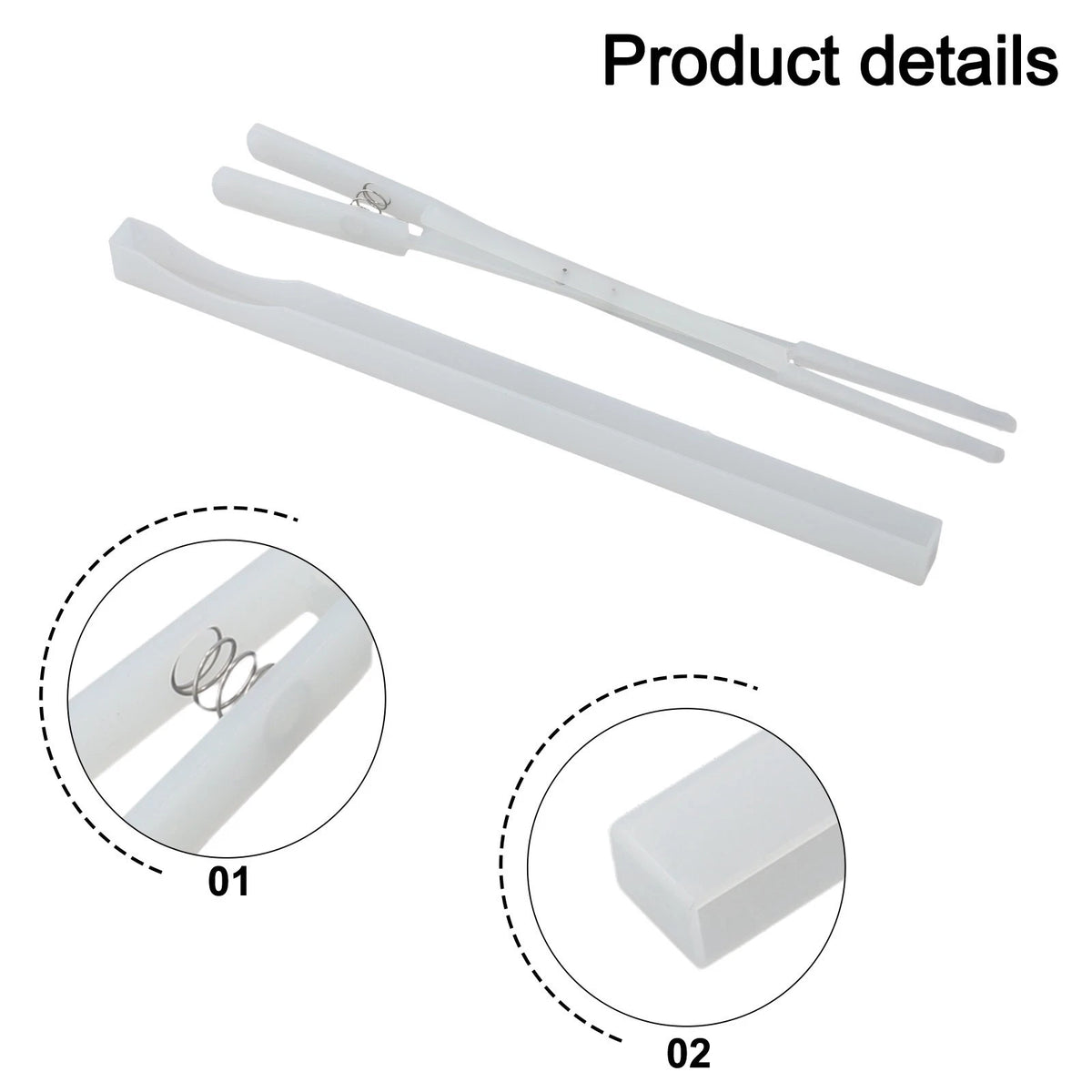 White Nylon Mute Clamp for Piano Tuning (Professional Tool)