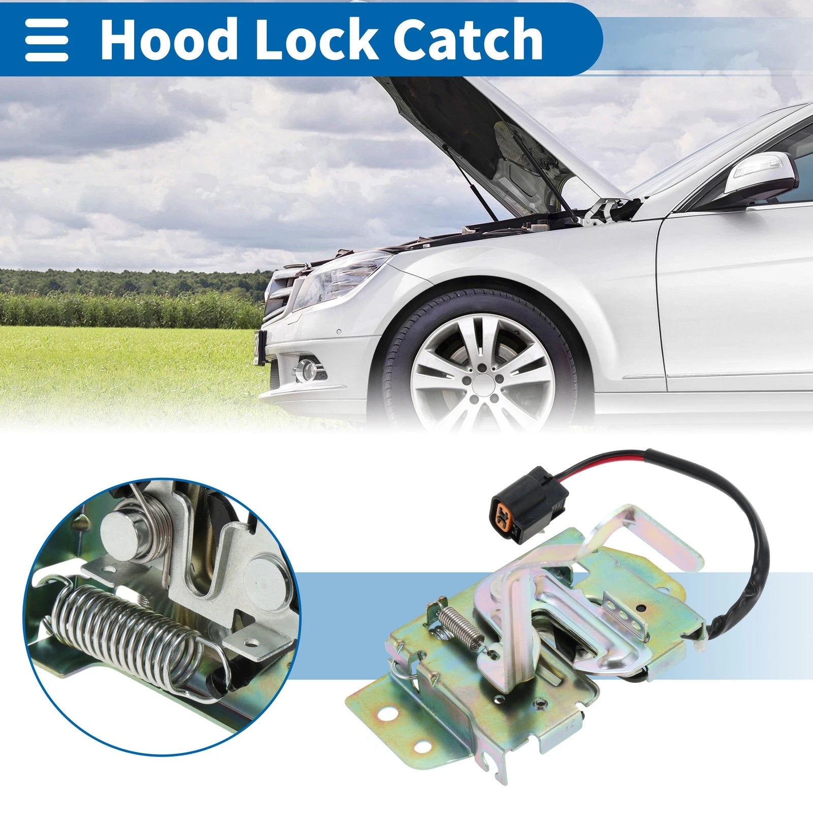 Hood Latch Assembly Replacement for Mitsubishi Outlander (2013–2020)