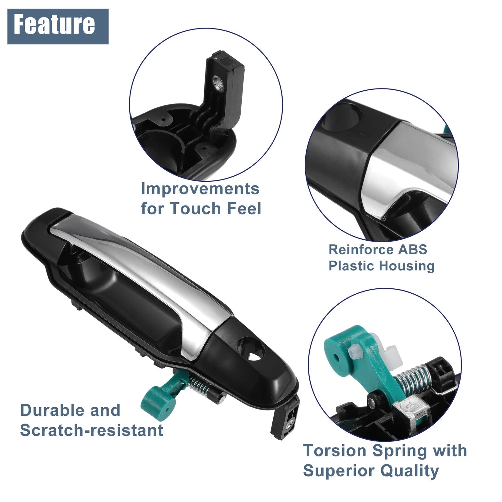 Front Right Door Handle for Kia Sorento (2003–2006)