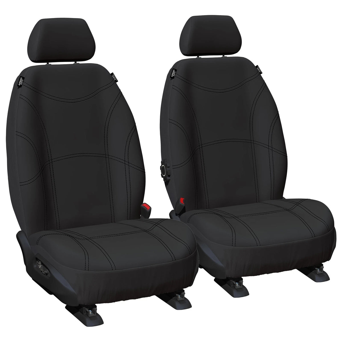 Set of 2 Custom Fit Black Neoprene Car Seat Covers for Territory SX-SZ