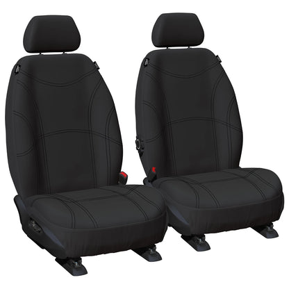 Set of 2 Custom Fit Black Neoprene Car Seat Covers for Territory SX-SZ