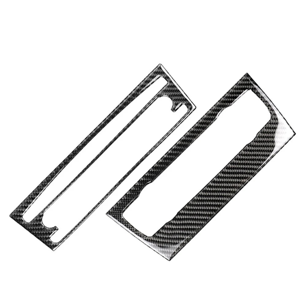 Carbon Fiber Console CD Panel Cover Trim for BMW 3 Series E90 E92 E93 (2005–2012)