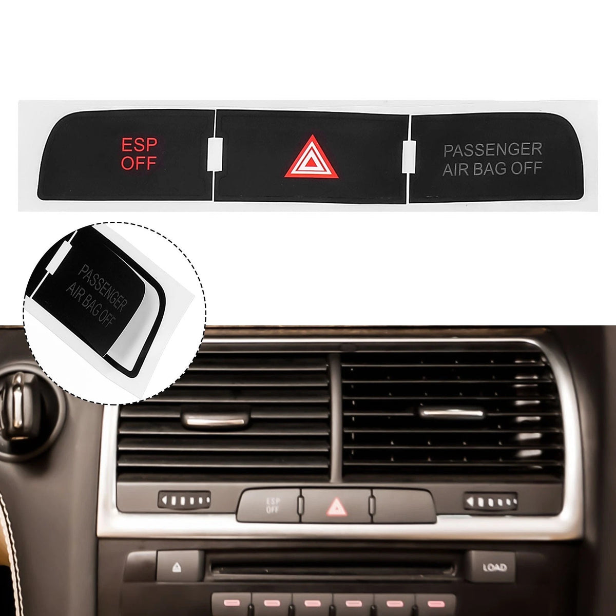 For Q7 0315 Button Repair Stickers Easy Application