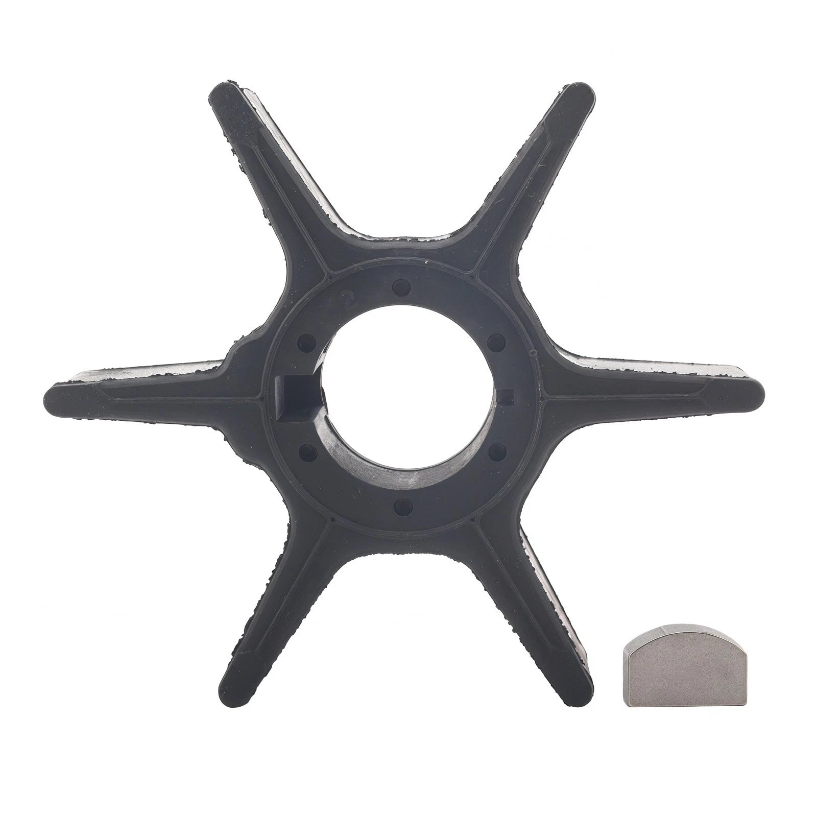 Water Pump Impeller & Key for Suzuki Outboard 20-40 HP (17461-96300)