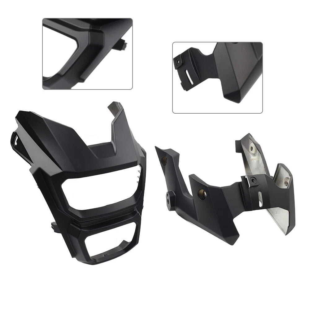 Matte Black Headlight Lamp Guard Side Cover for Honda MSX125 Grom (2016–2018)