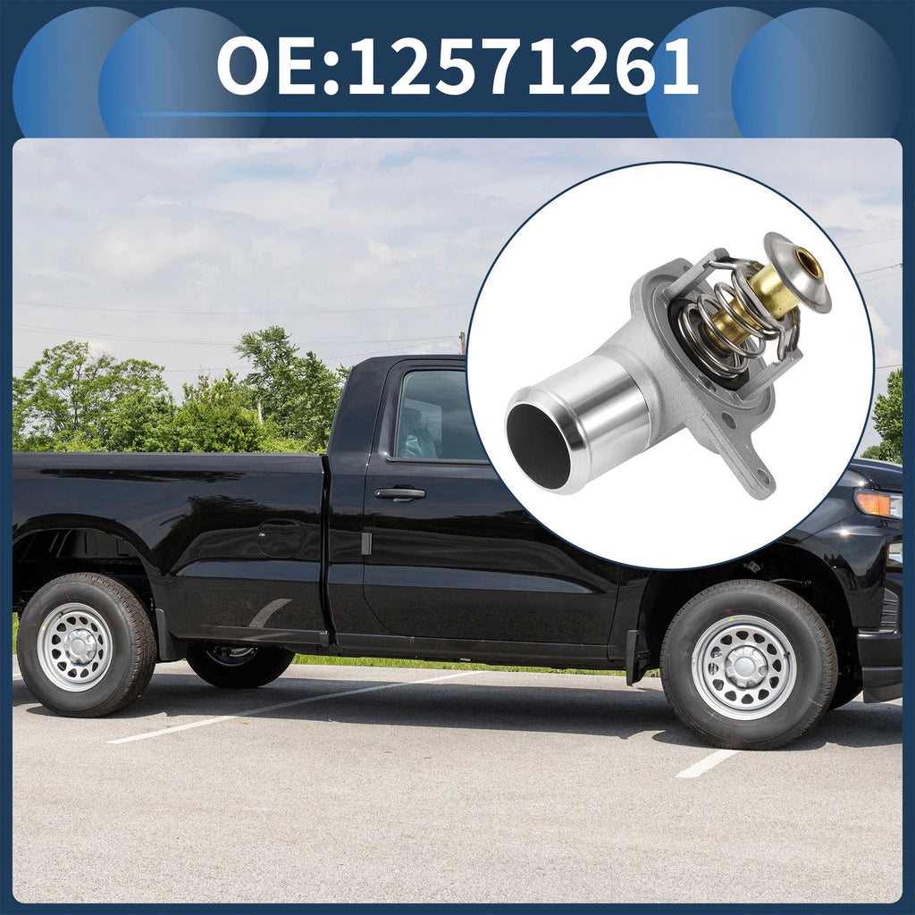 Engine Coolant Thermostat Housing Replacement for Chevrolet Silverado 1999-2003