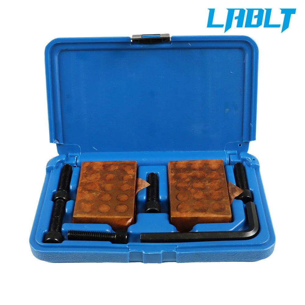 8 Piece 1-2-3 Precision 23 Hole Block Set with Screws & Hex Key