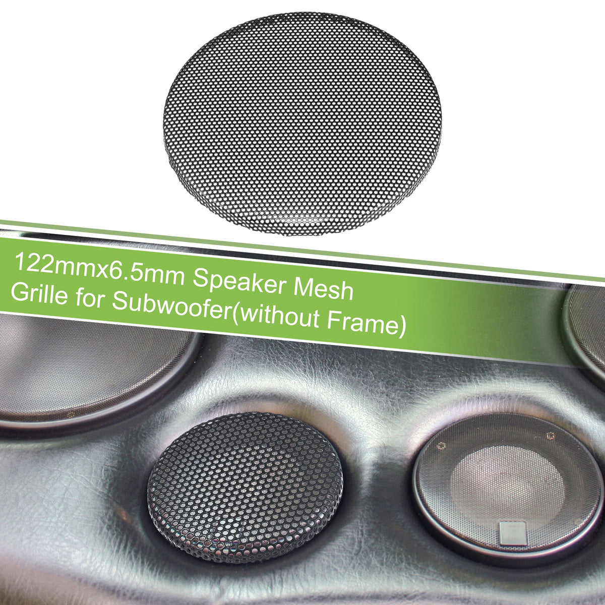 4.5" Steel Speaker Mesh Grille for Audio Subwoofer (122mmx6.5mm)