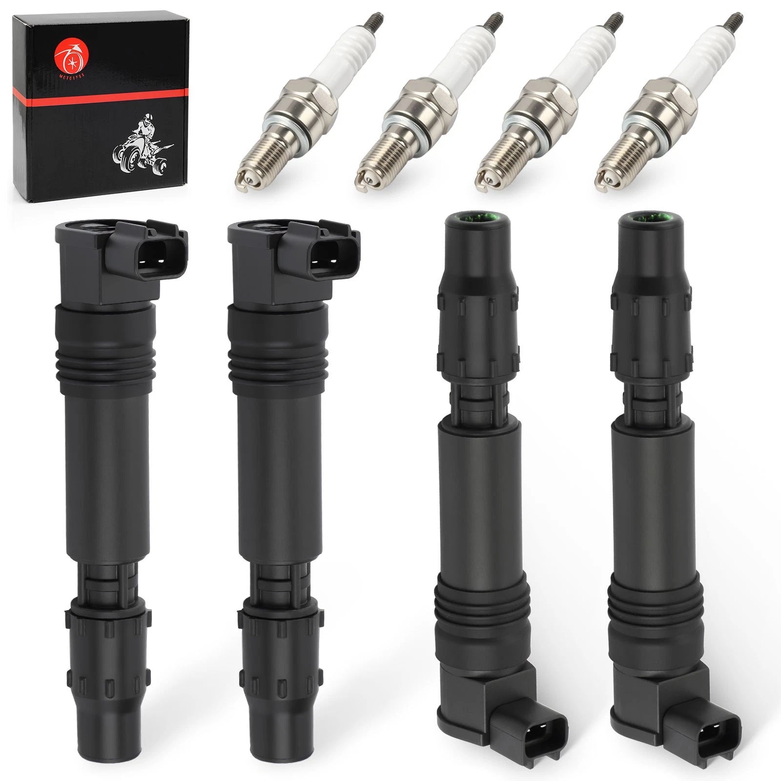 Set of 4 Ignition Stick Coils Iridium for Honda CBR954RR (2002–2003)