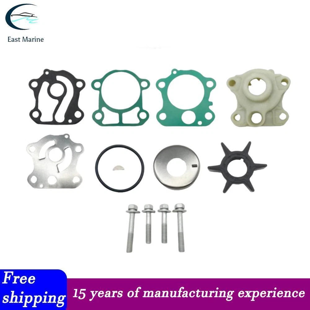 Water Pump Impeller Kit 6H3-W0078-A0 for Yamaha Outboard 50-70 HP (2-Str)