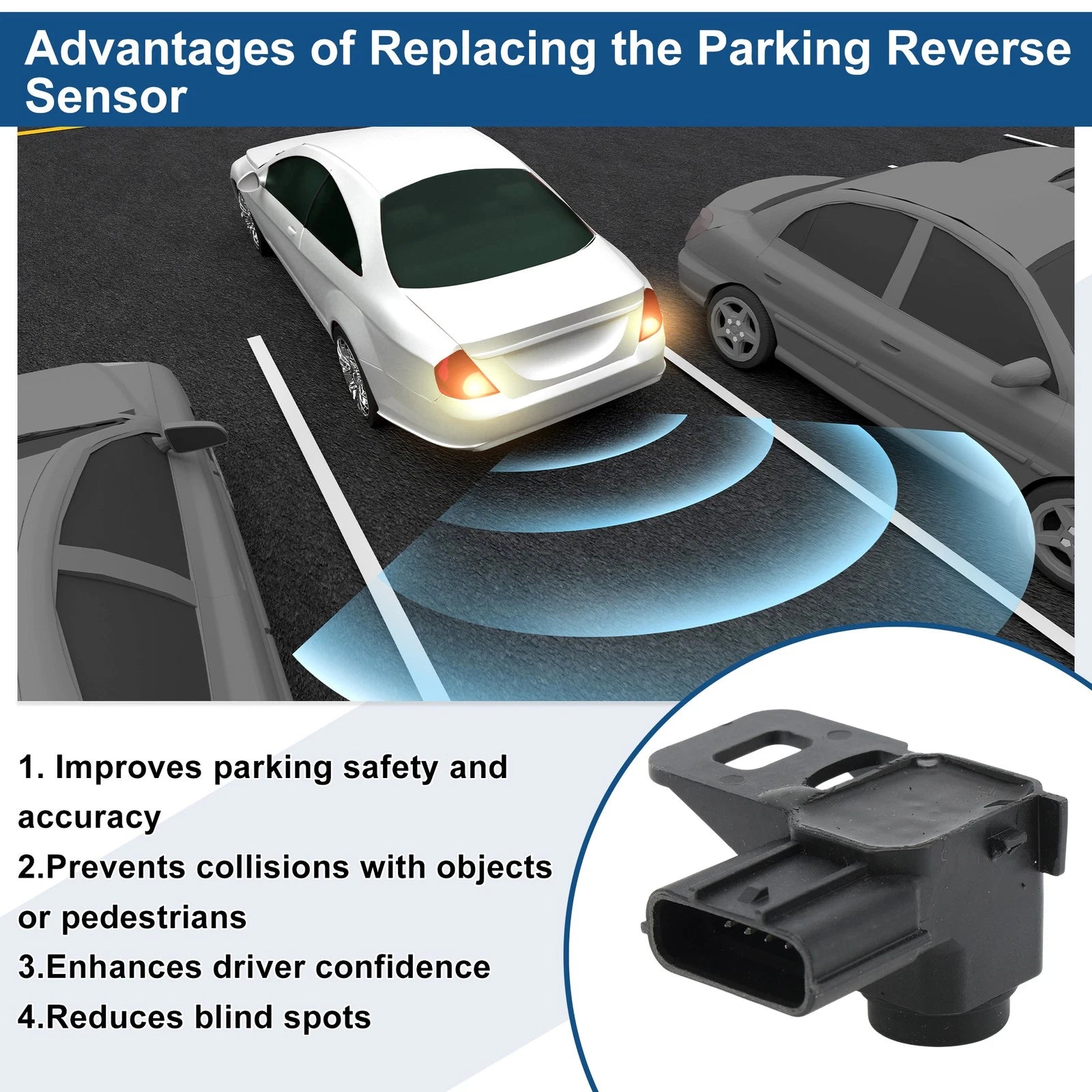 Reverse Backup Parking Sensor No.39680TX4A01 for Acura MDX (2017–2020)