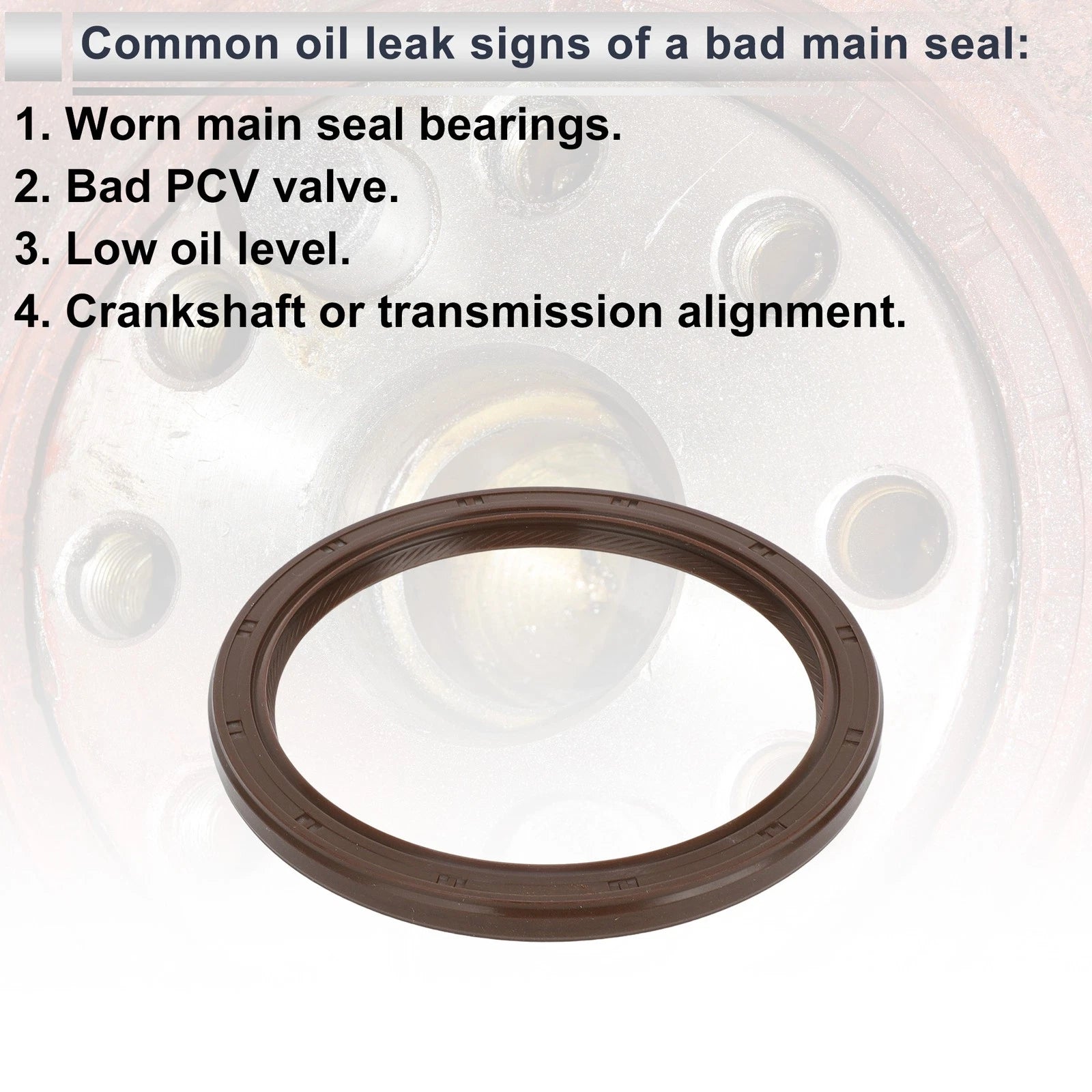 Rear Crankshaft Oil Seal Replacement for Hyundai Sonata Kia (2011–2019)