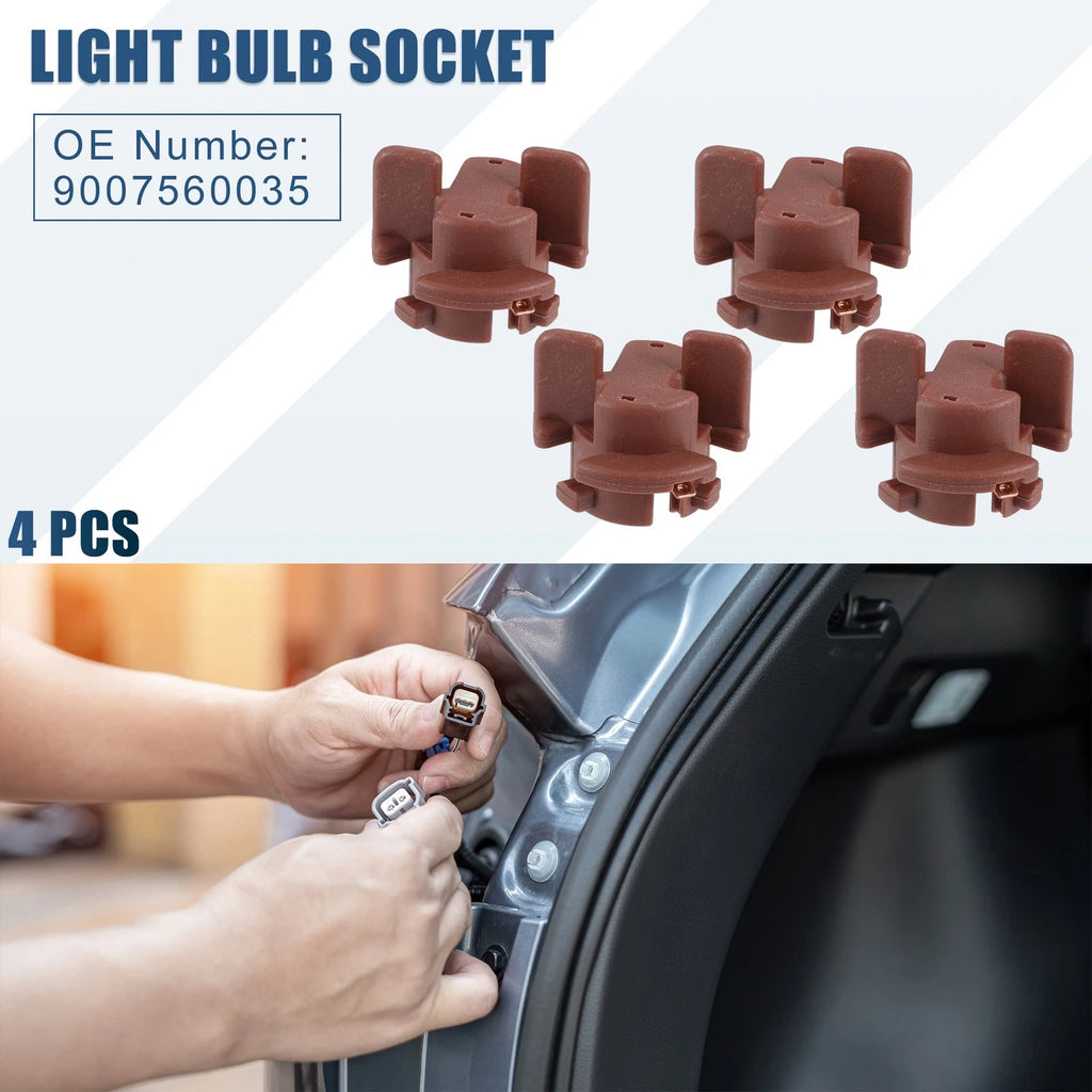 Car Light Bulb Socket Replacement Set for Toyota 4Runner Limited (2010–2013)