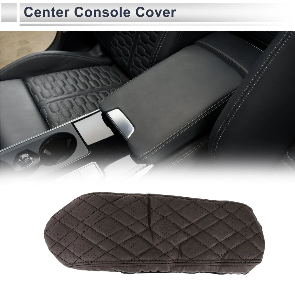 Car Center Console Cover Replacement for BMW X1 2023–2024 Deep Brown