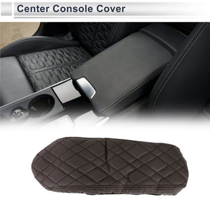 Car Center Console Cover Replacement for BMW X1 2023–2024 Deep Brown