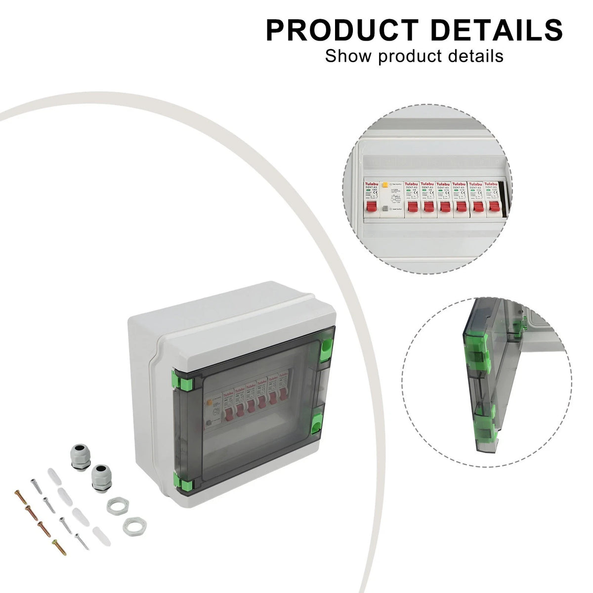 Two Way Circuit Breaker Box for Easy Installation and Viewing