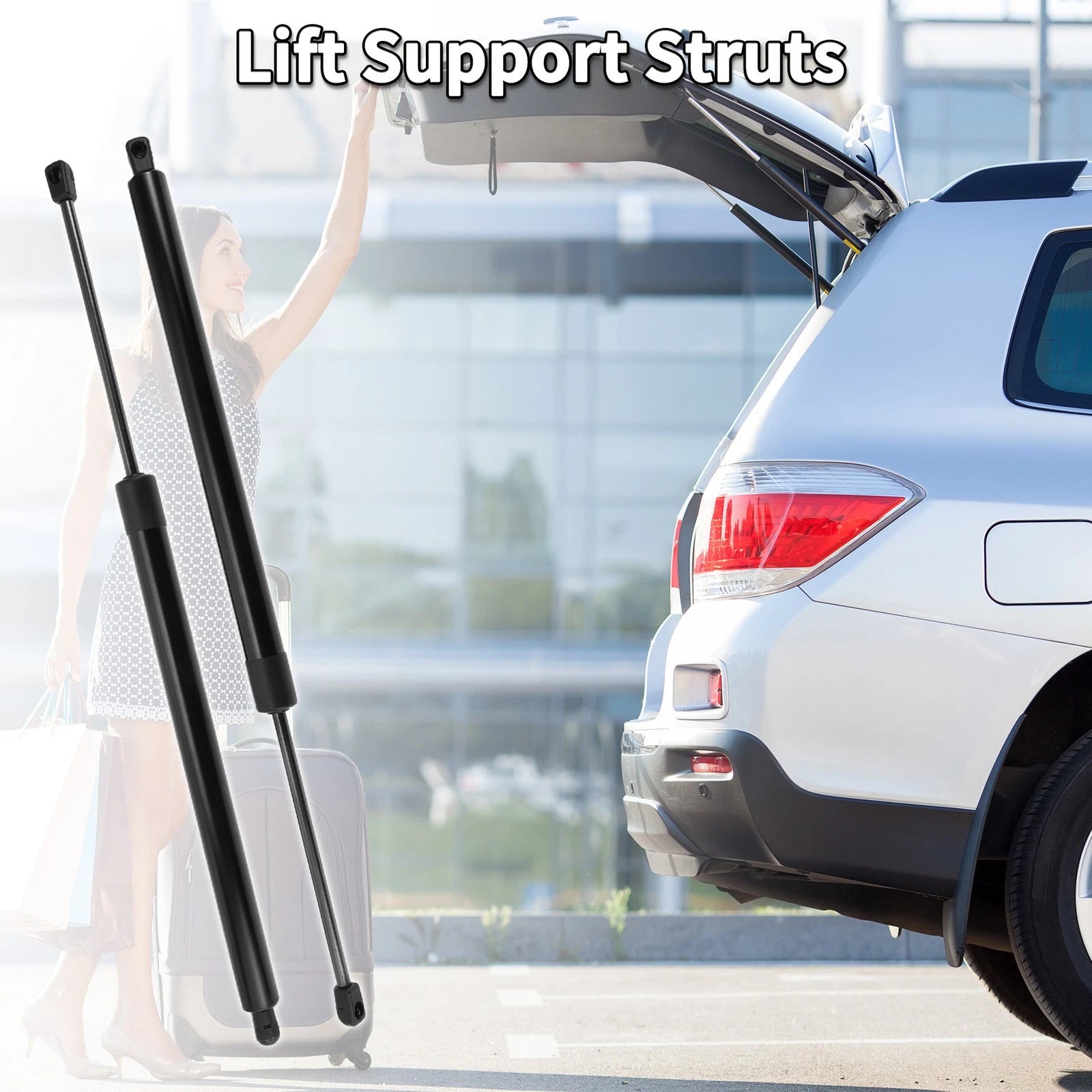 Rear Hatch Lift Supports Struts for Ford Aerostar (1987–1997)