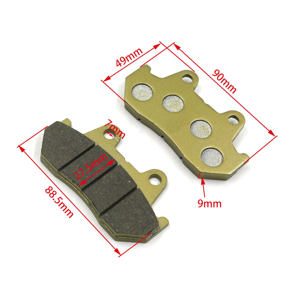 Brake Pads for NS250, CBR400, VFR400, VF1000, VT1100, GL1200 (HTT069)