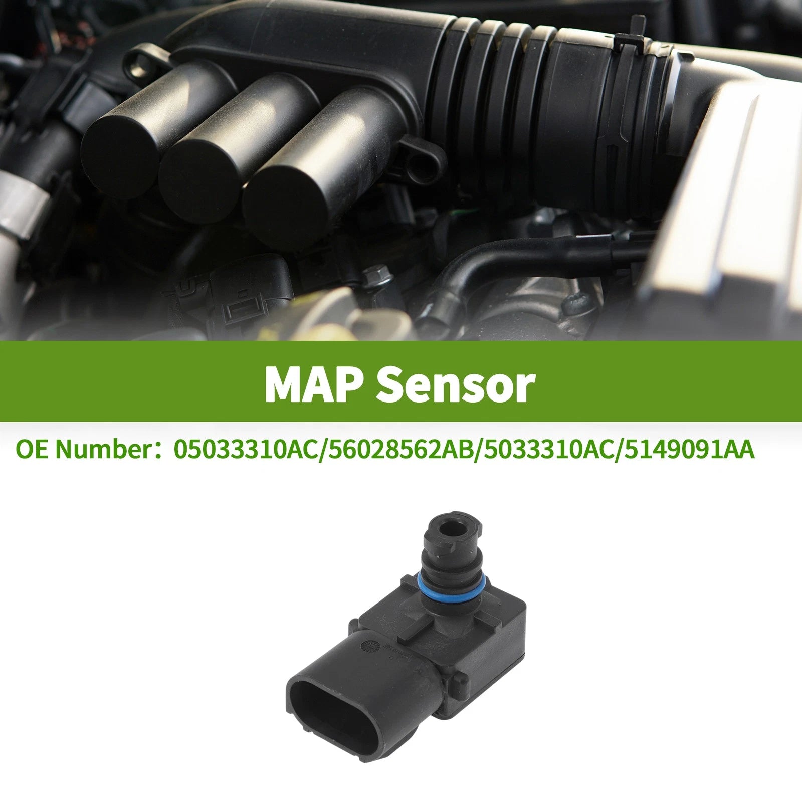 MAP Sensor No.05033310AC for Dodge Charger (2006–2015)
