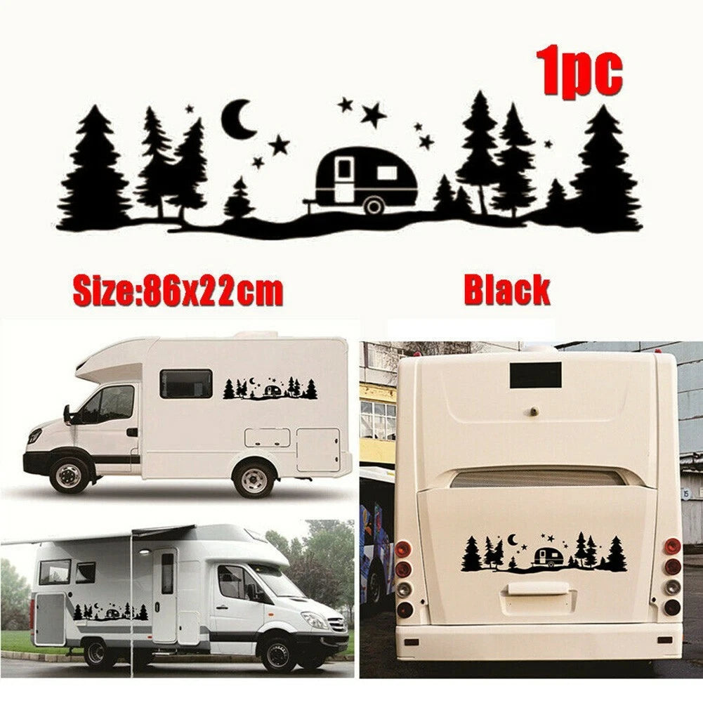 Vinyl Decal Sticker for Camper Van Motorhome Caravan (LARGE)