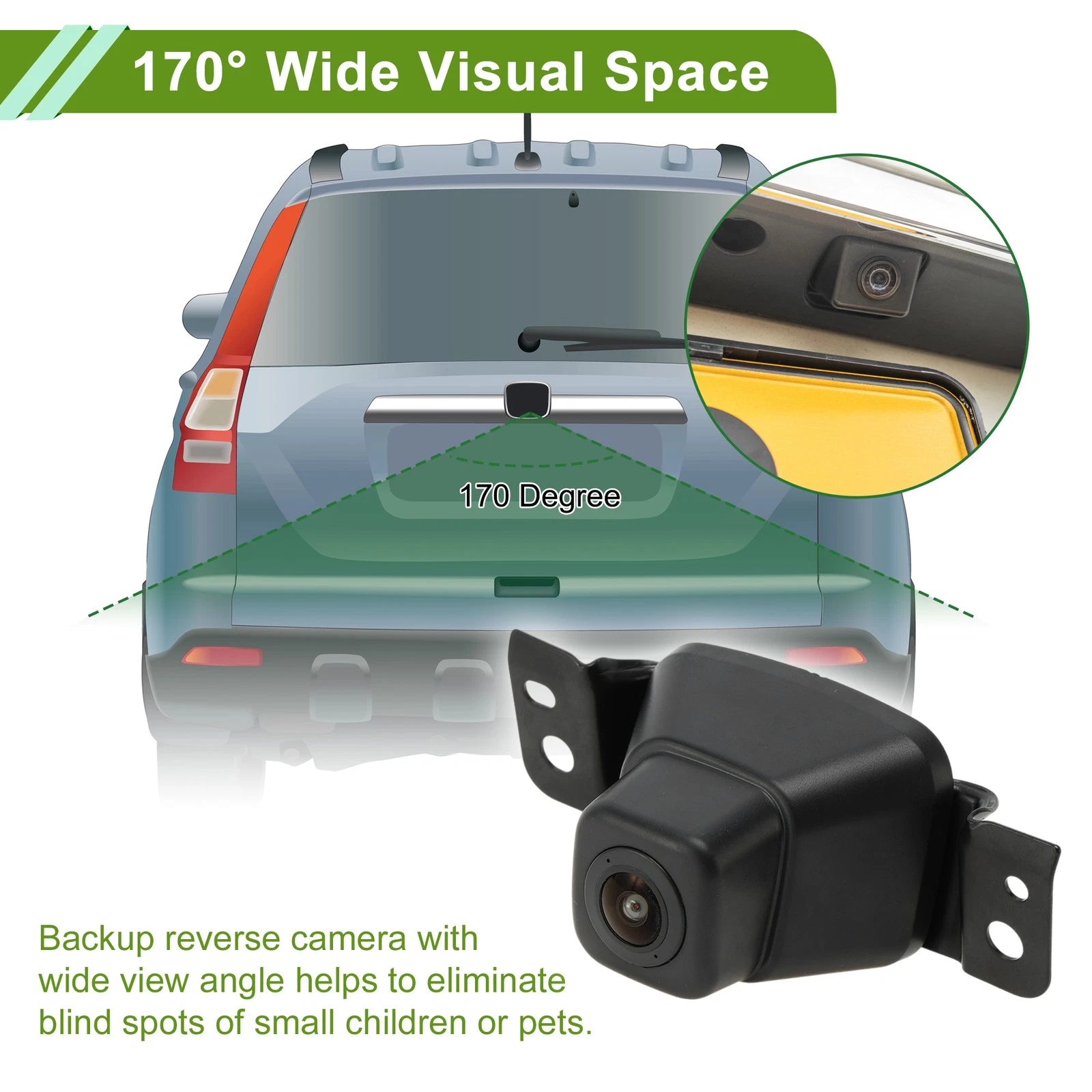 Rear View Backup Camera OEM Replacement for Toyota RAV4 (2015–2018)