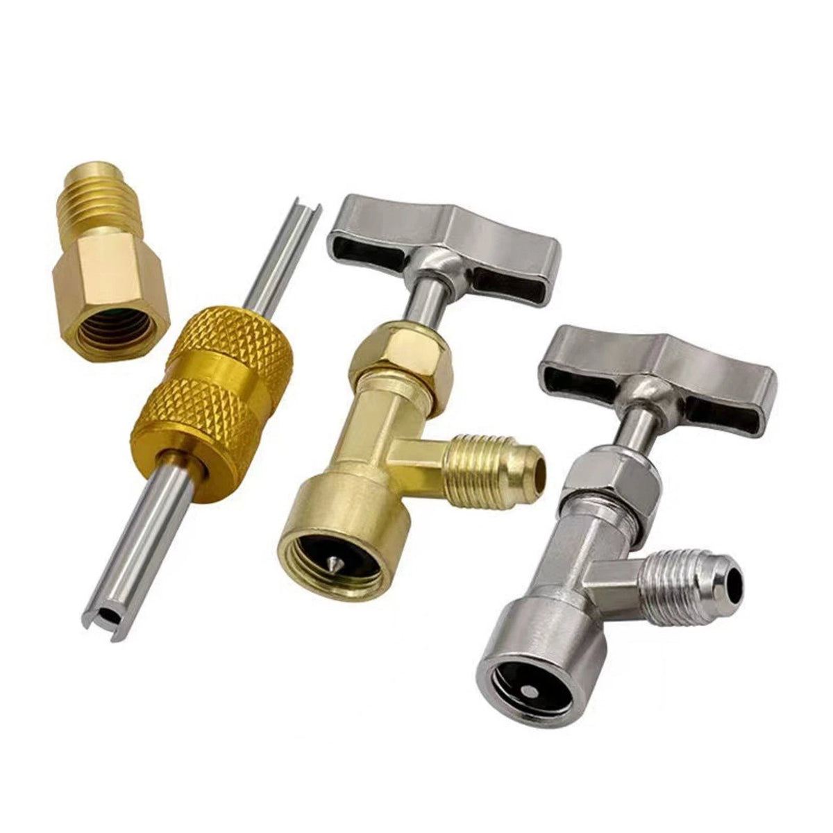 Can Taps Kit for R134A (Self Sealing, Single Puncture, Valve Core Tool)