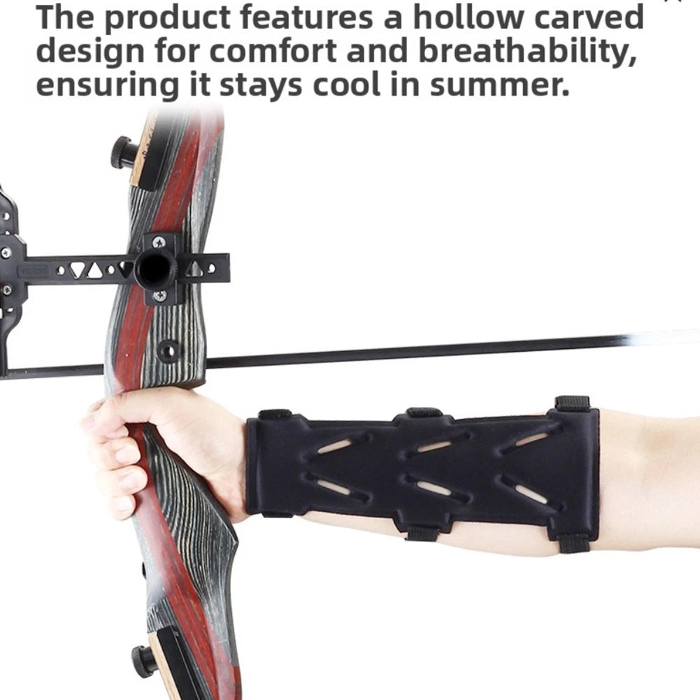 Arm Guard with Triple Adjustable Straps for Adult Hunting