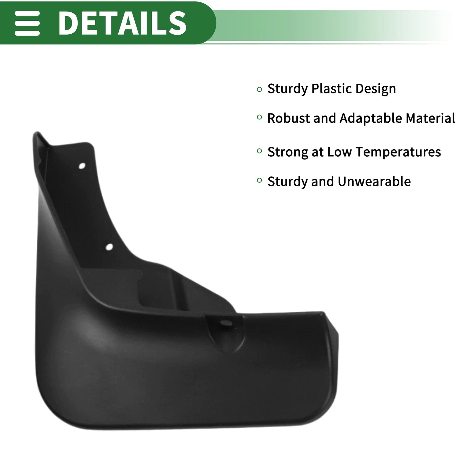 Mud Flaps Splash Guards for Lincoln Nautilus (2023–2024) W/ Mounts